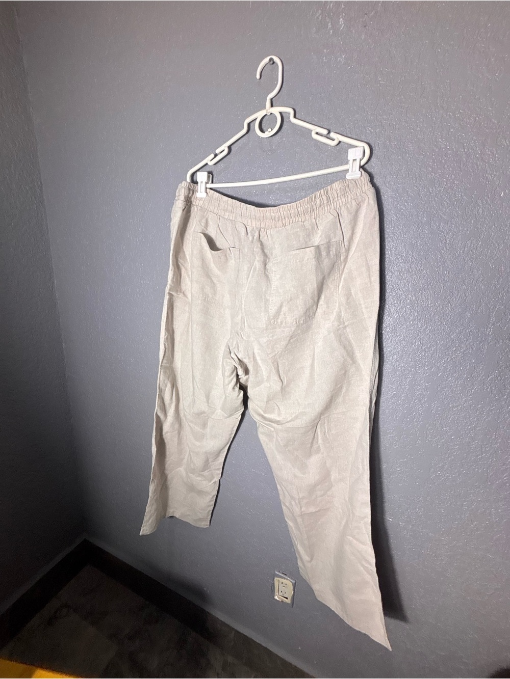 Essentials Women's Light Beige Drawstring Sweatpants - Picture 3 of 3